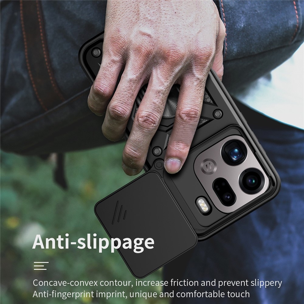 Slide odolný kryt na mobil Oppo Find X9 Pro 5G - čierny