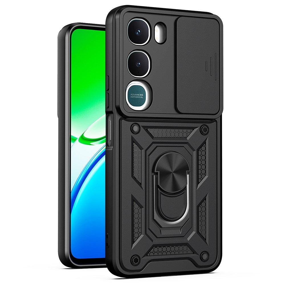 Slide odolný kryt na mobil Vivo Y31 5G - čierny