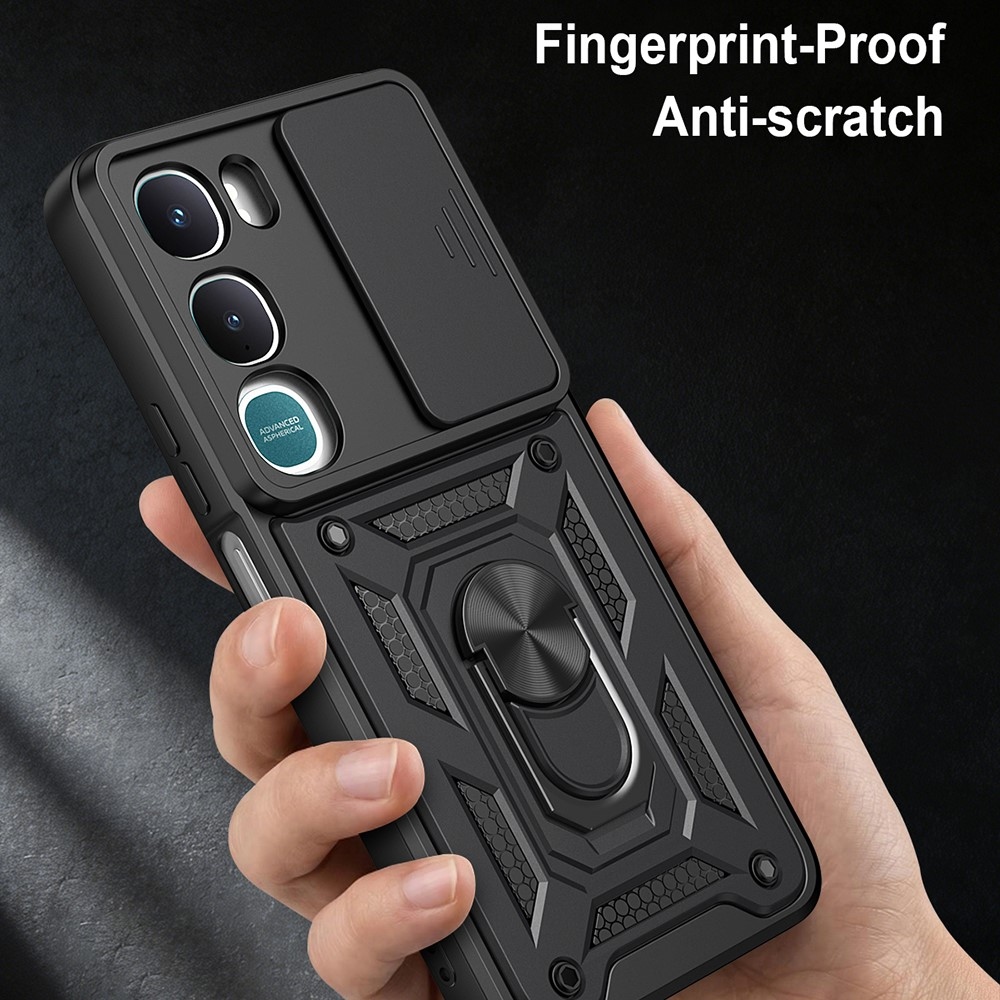 Slide odolný kryt na mobil Vivo Y31 5G - čierny