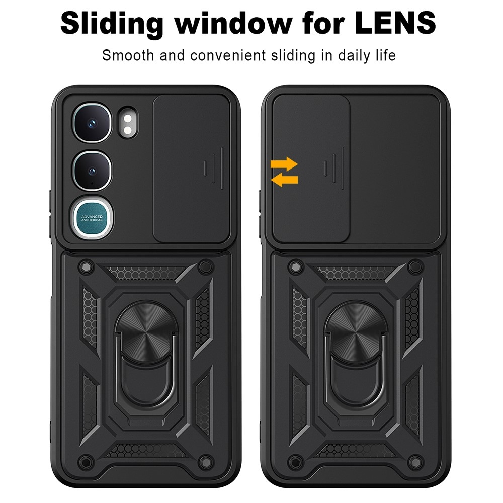 Slide odolný kryt na mobil Vivo Y31 5G - čierny