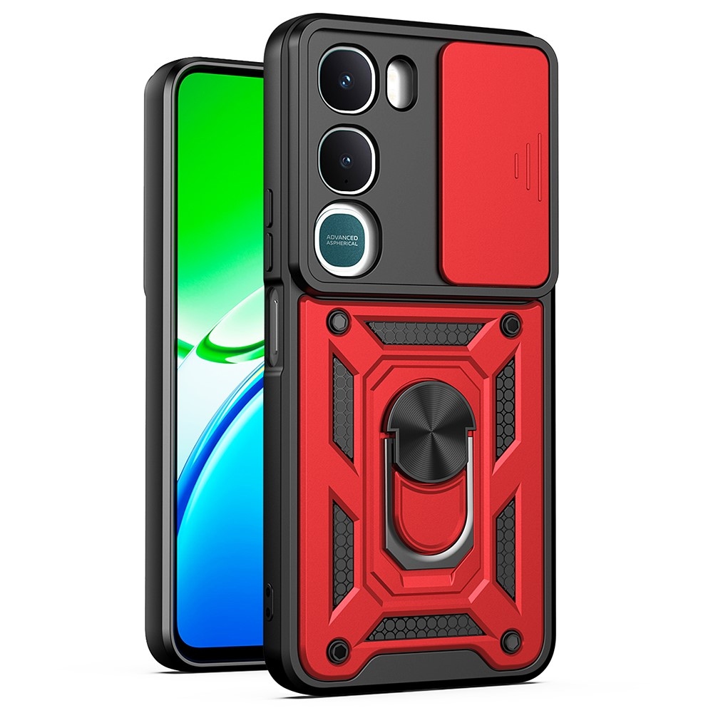Slide odolný kryt na mobil Vivo Y31 5G - červený