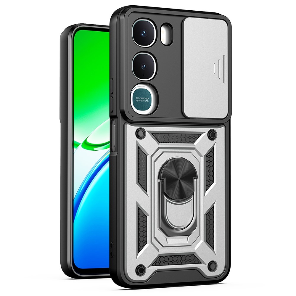 Slide odolný kryt na mobil Vivo Y31 5G - strieborný