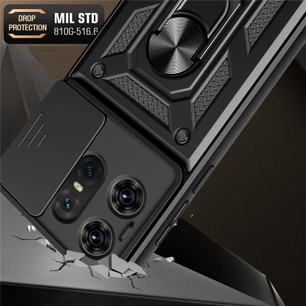 Slide odolný kryt na Motorola Edge 50 Pro 5G - čierny