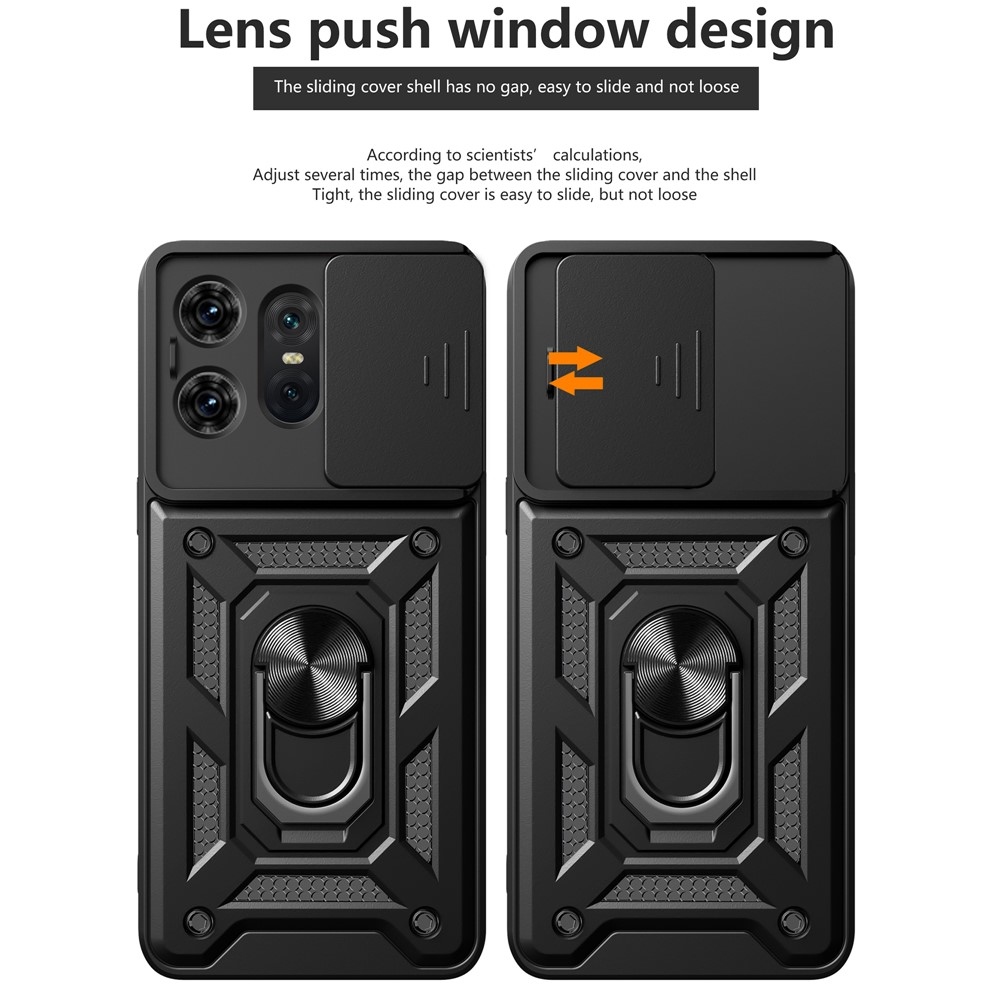 Slide odolný kryt na Motorola Edge 50 Pro 5G - čierny