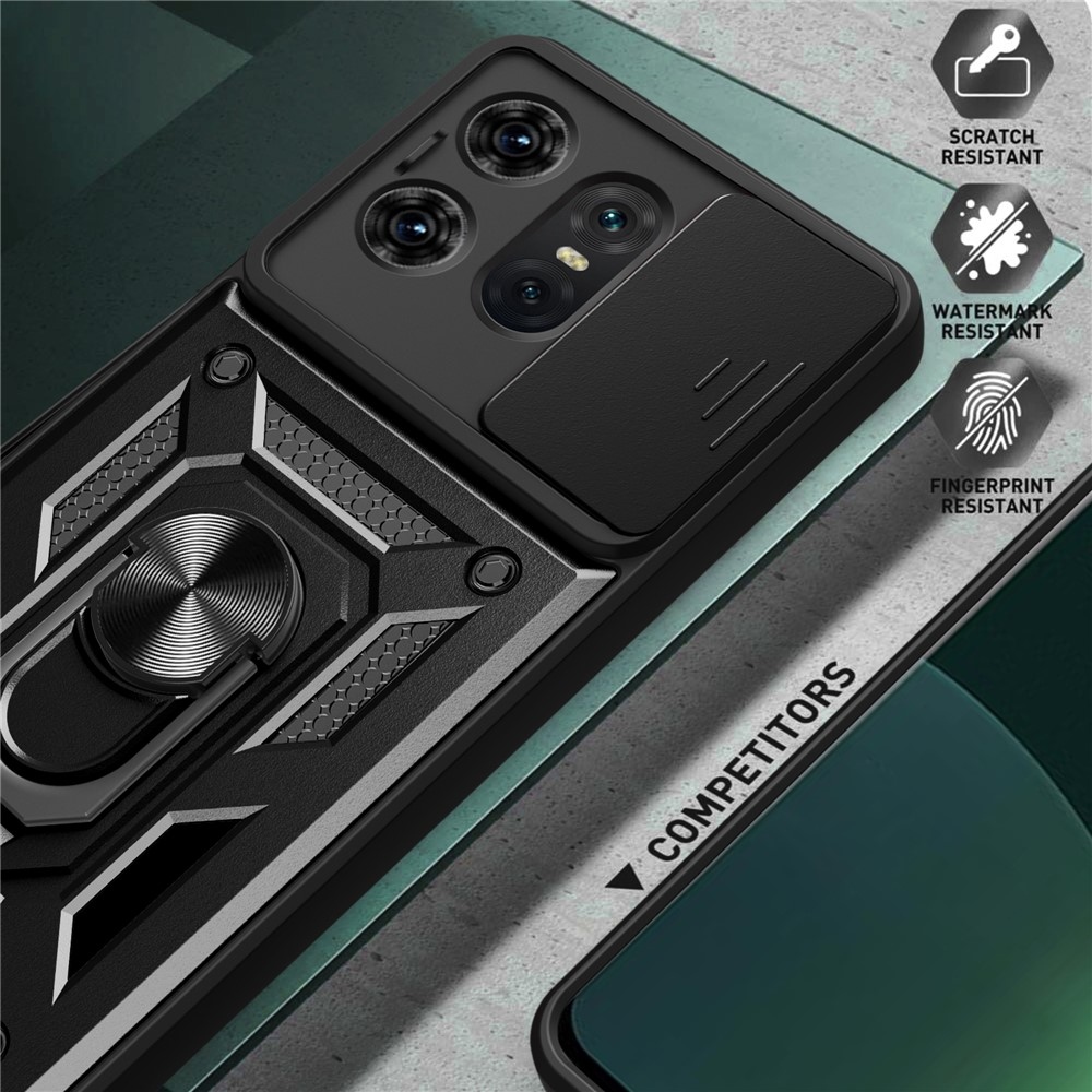 Slide odolný kryt na Motorola Edge 50 Pro 5G - čierny