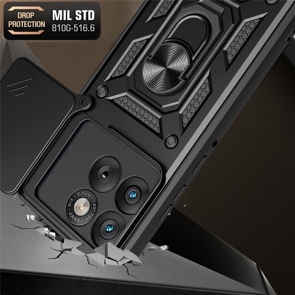 Slide odolný kryt na Motorola Edge 70 5G - čierny