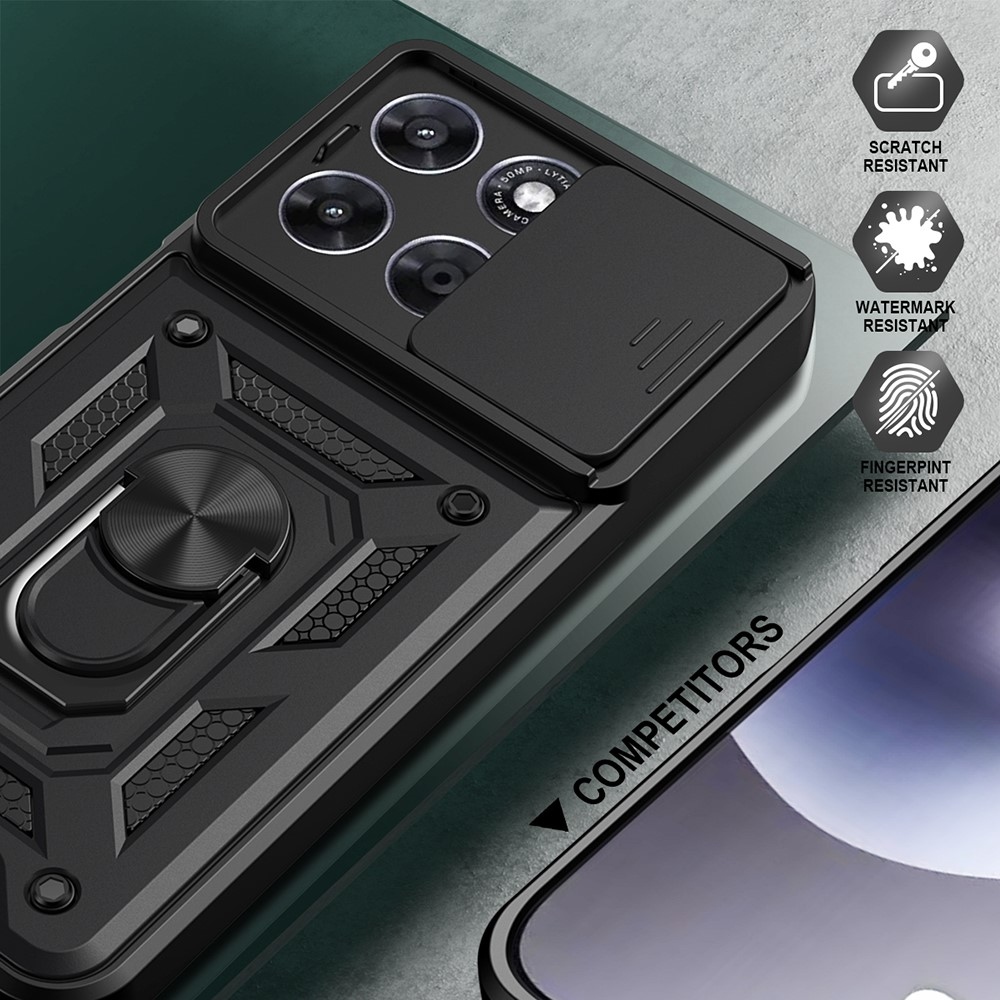 Slide odolný kryt na Motorola Moto G57 Power 5G - čierny