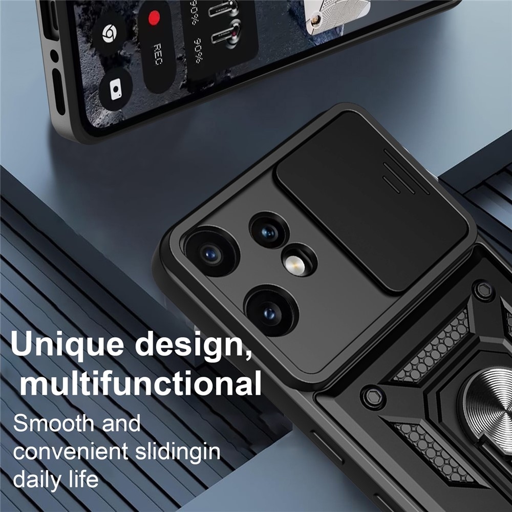 Slide odolný kryt na Nothing CMF Phone 2 Pro - čierny