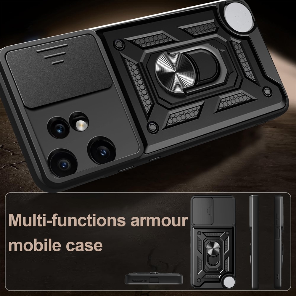 Slide odolný kryt na Nothing CMF Phone 2 Pro - čierny