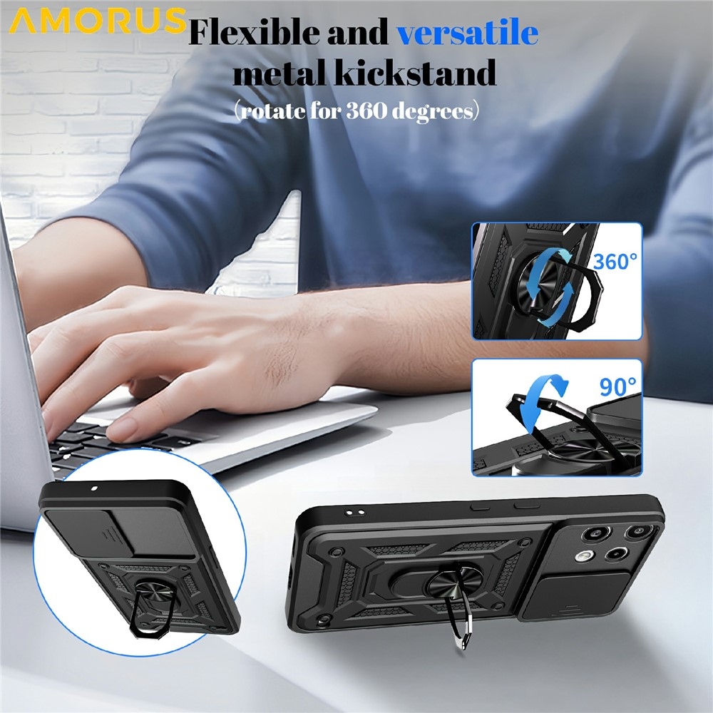 Slide odolný kryt na Nothing Phone (3a) Lite 5G - čierny