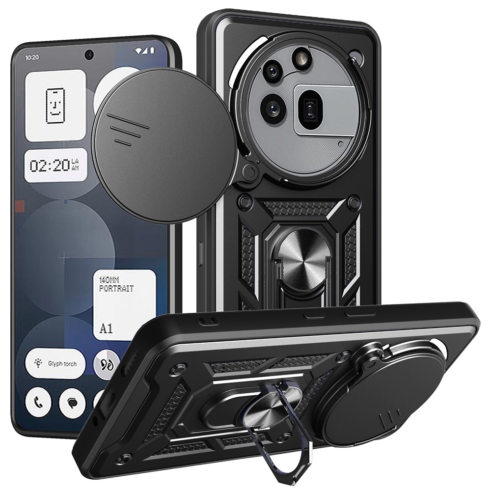 Slide odolný kryt na Nothing Phone (3a) Pro - čierny