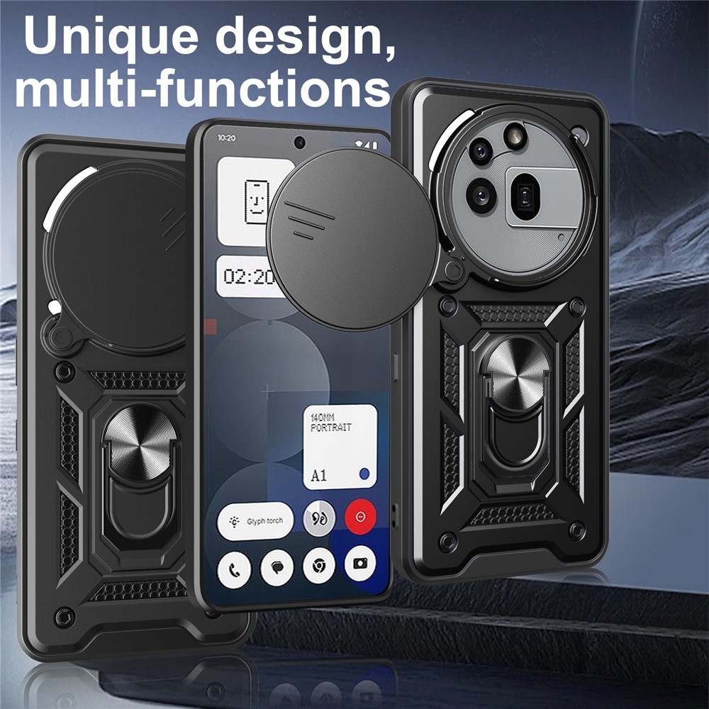 Slide odolný kryt na Nothing Phone (3a) Pro - čierny