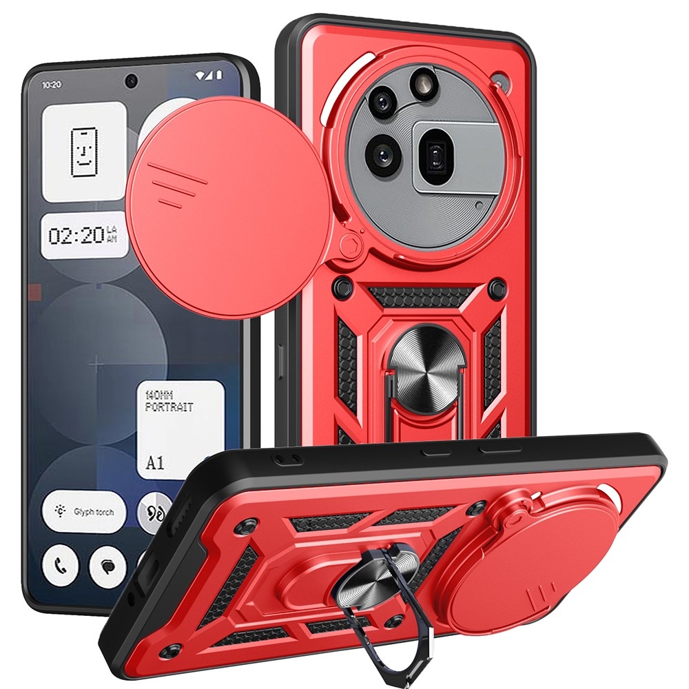Slide odolný kryt na Nothing Phone (3a) Pro - červený