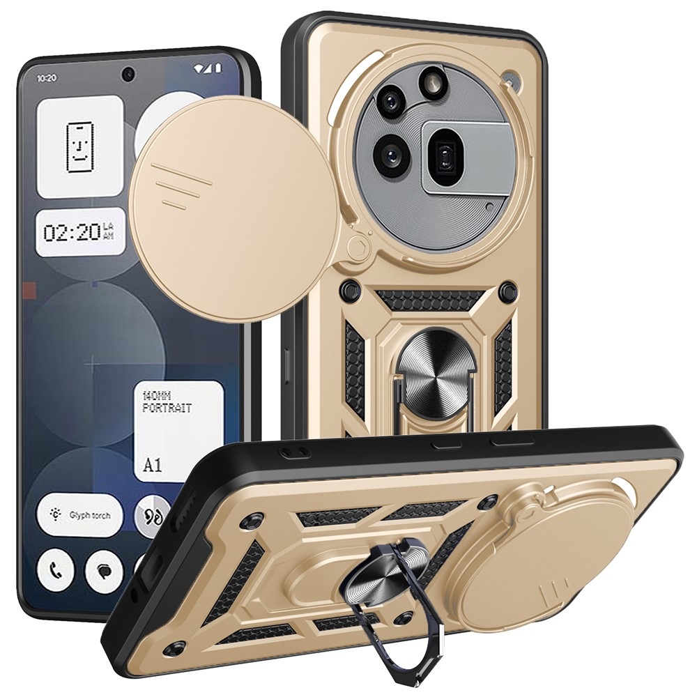 Slide odolný kryt na Nothing Phone (3a) Pro - zlatý