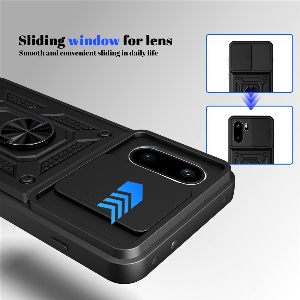 Slide odolný kryt na OnePlus 15R 5G - čierny