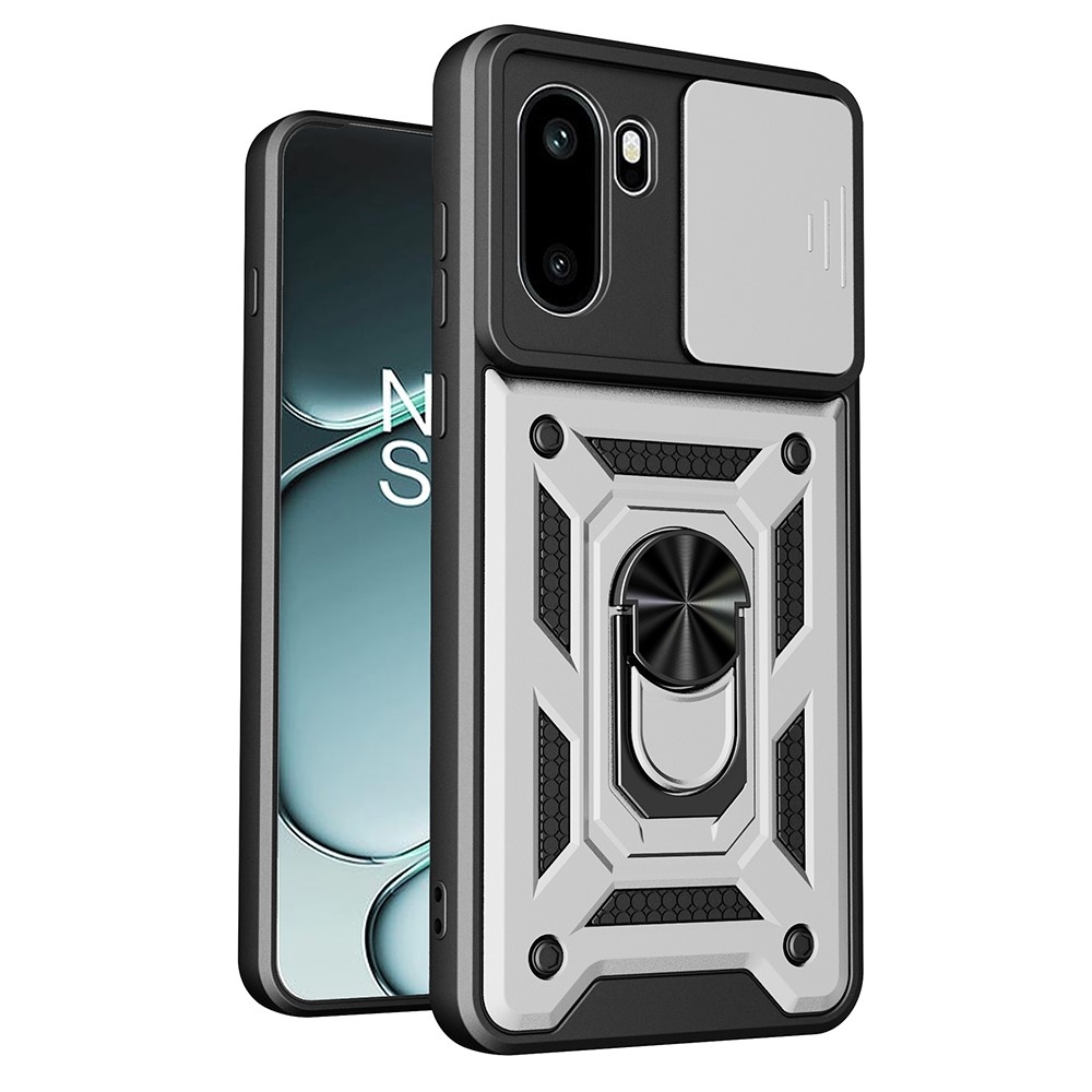 Slide odolný kryt na OnePlus 15R 5G - strieborný