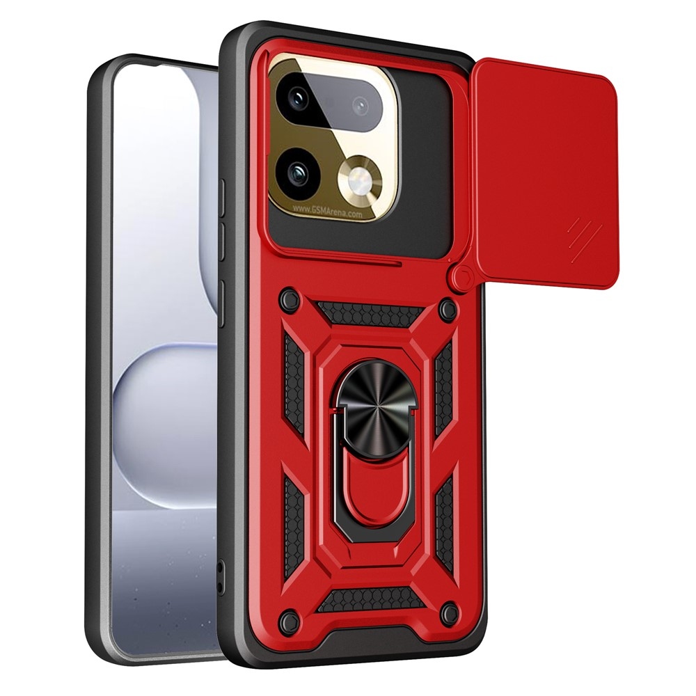 Slide odolný kryt na Realme 16 Pro 5G - červený
