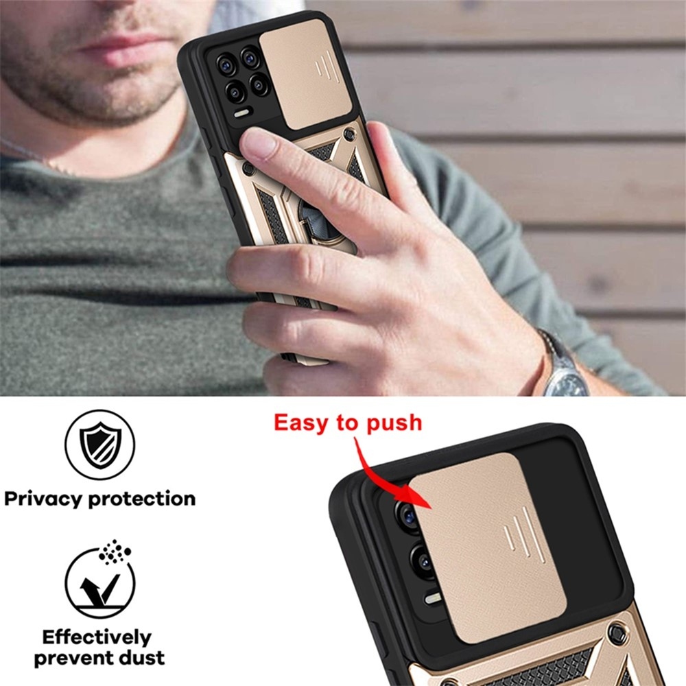 Slide odolný kryt na Realme 8/8 Pro - zlatý