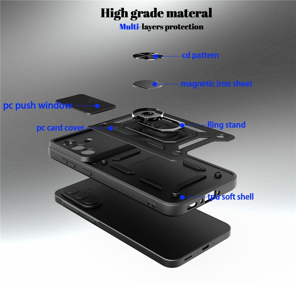 Slide odolný kryt na Samsung Galaxy A27 - čierny