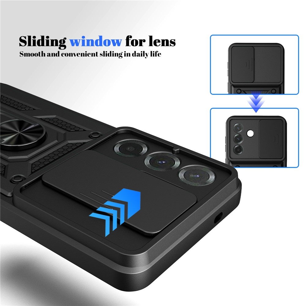 Slide odolný kryt na Samsung Galaxy A37 5G - čierny