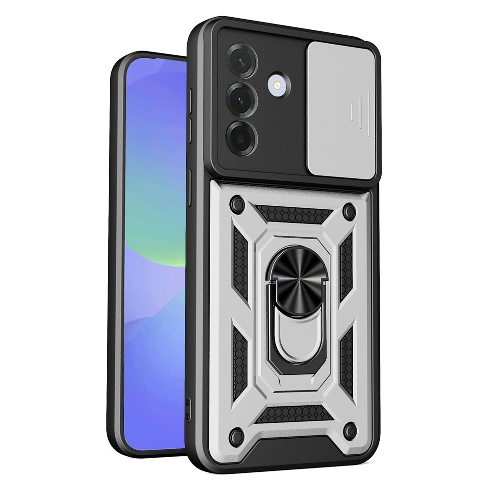 Slide odolný kryt na Samsung Galaxy A37 5G - strieborný