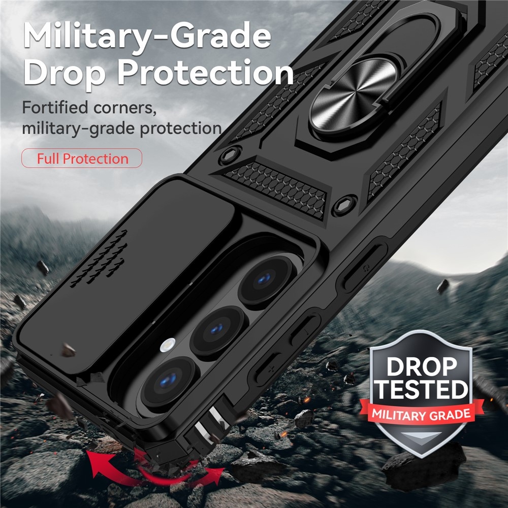 Slide odolný kryt na Samsung Galaxy S26+ - čierny