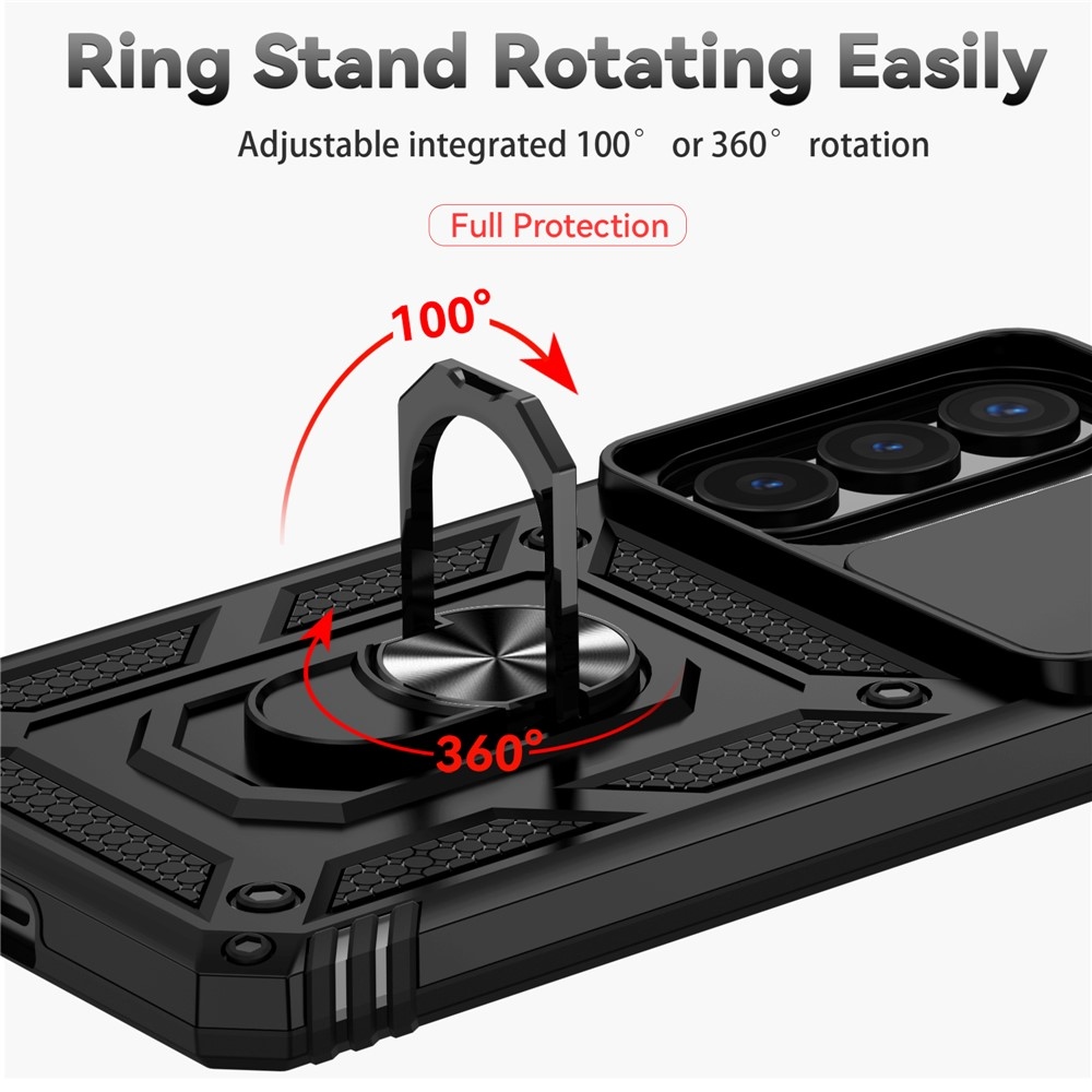 Slide odolný kryt na Samsung Galaxy S26+ - čierny