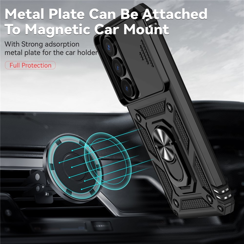 Slide odolný kryt na Samsung Galaxy S26 - čierny