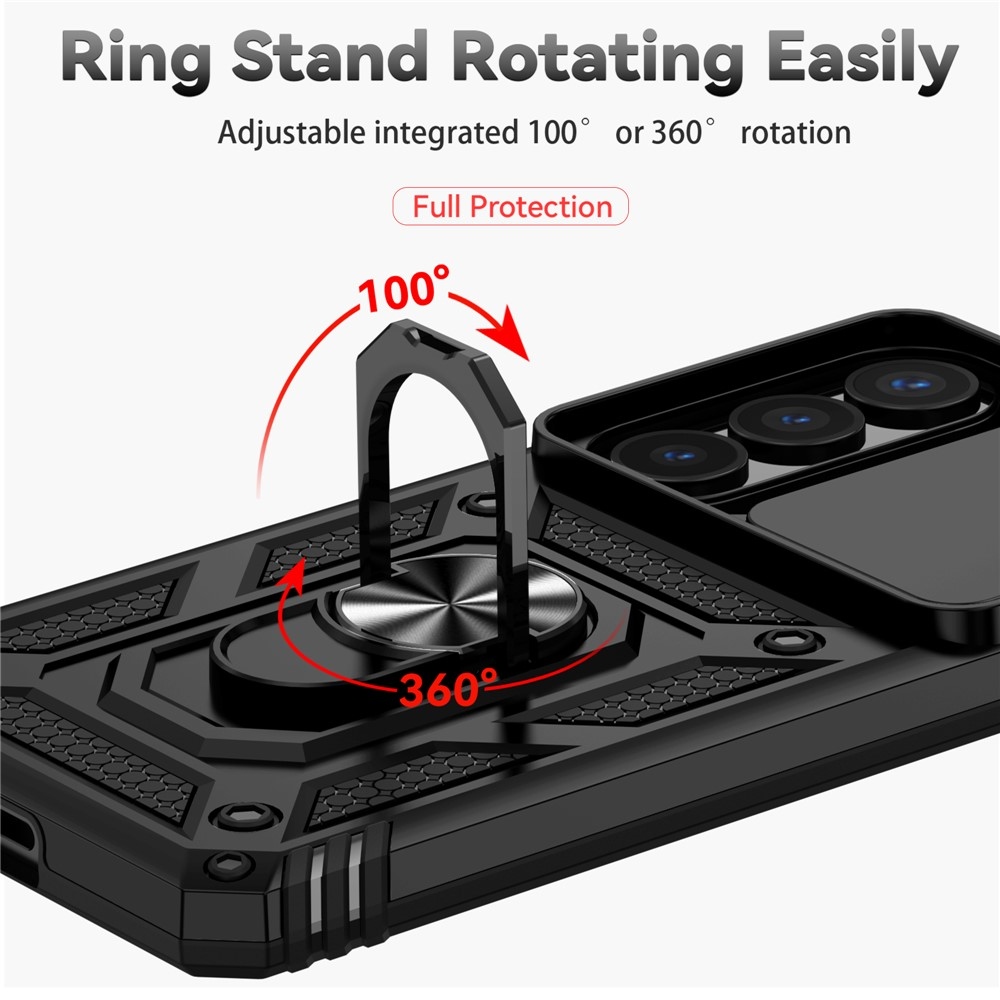 Slide odolný kryt na Samsung Galaxy S26 - čierny