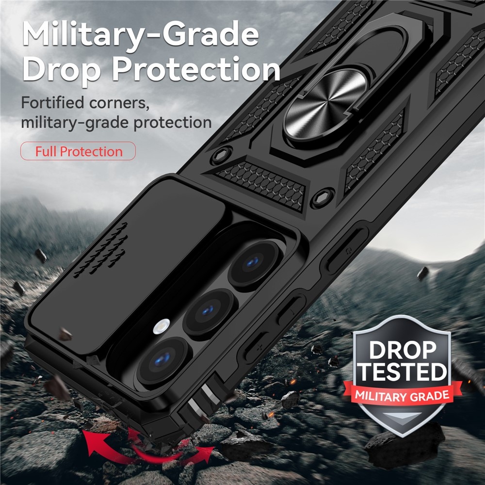 Slide odolný kryt na Samsung Galaxy S26 - čierny