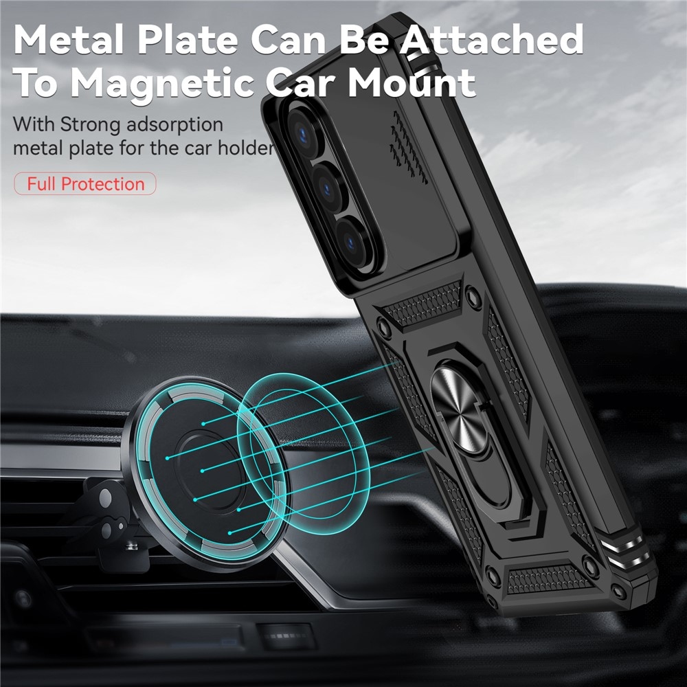 Slide odolný kryt na Samsung Galaxy S26+ - čierny