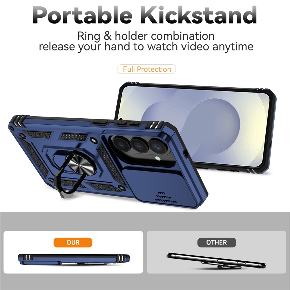 Slide odolný kryt na Samsung Galaxy S26+ - modrý