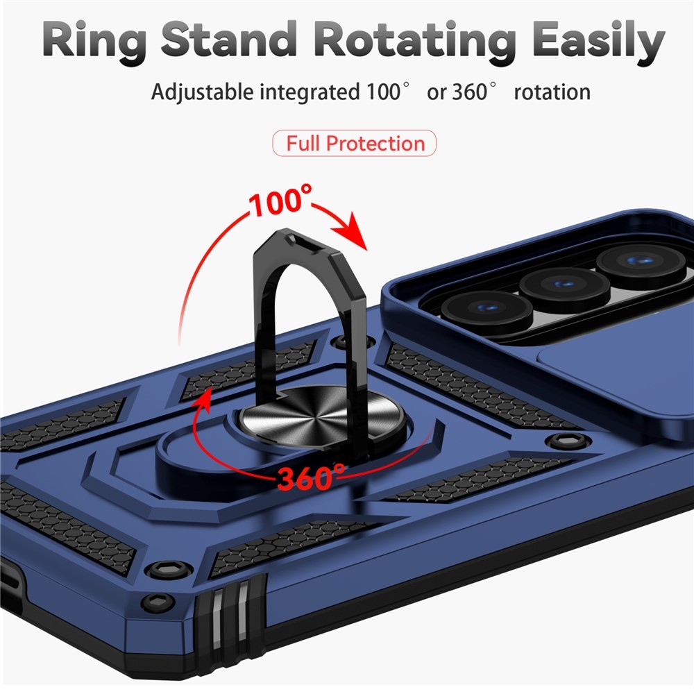 Slide odolný kryt na Samsung Galaxy S26+ - modrý