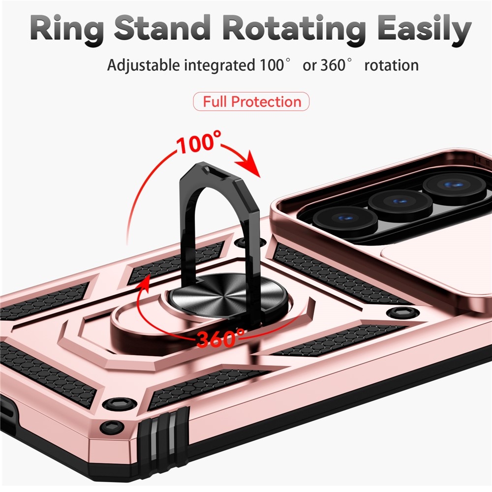Slide odolný kryt na Samsung Galaxy S26+ - ružovozlatý