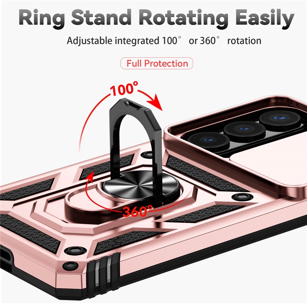 Slide odolný kryt na Samsung Galaxy S26 - ružovozlatý