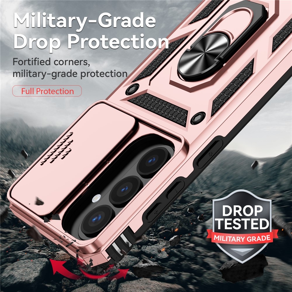 Slide odolný kryt na Samsung Galaxy S26+ - ružovozlatý