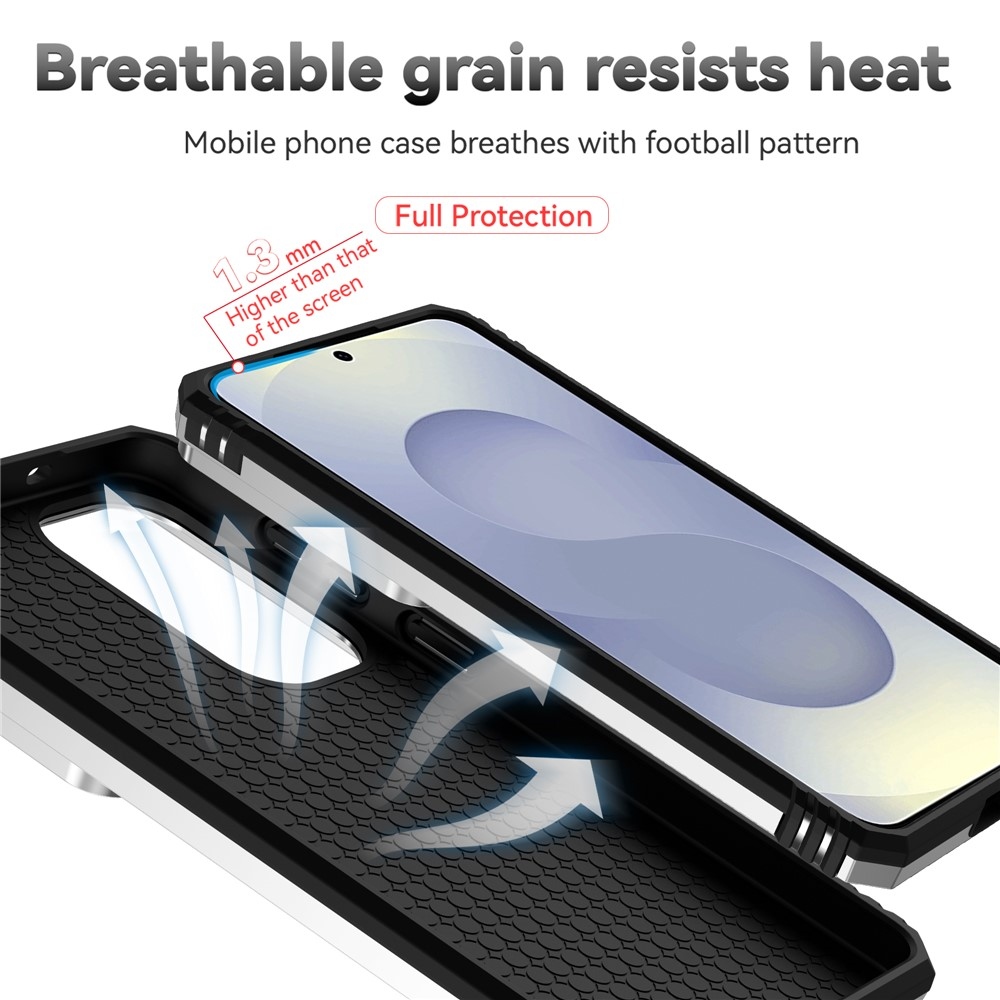 Slide odolný kryt na Samsung Galaxy S26+ - strieborný