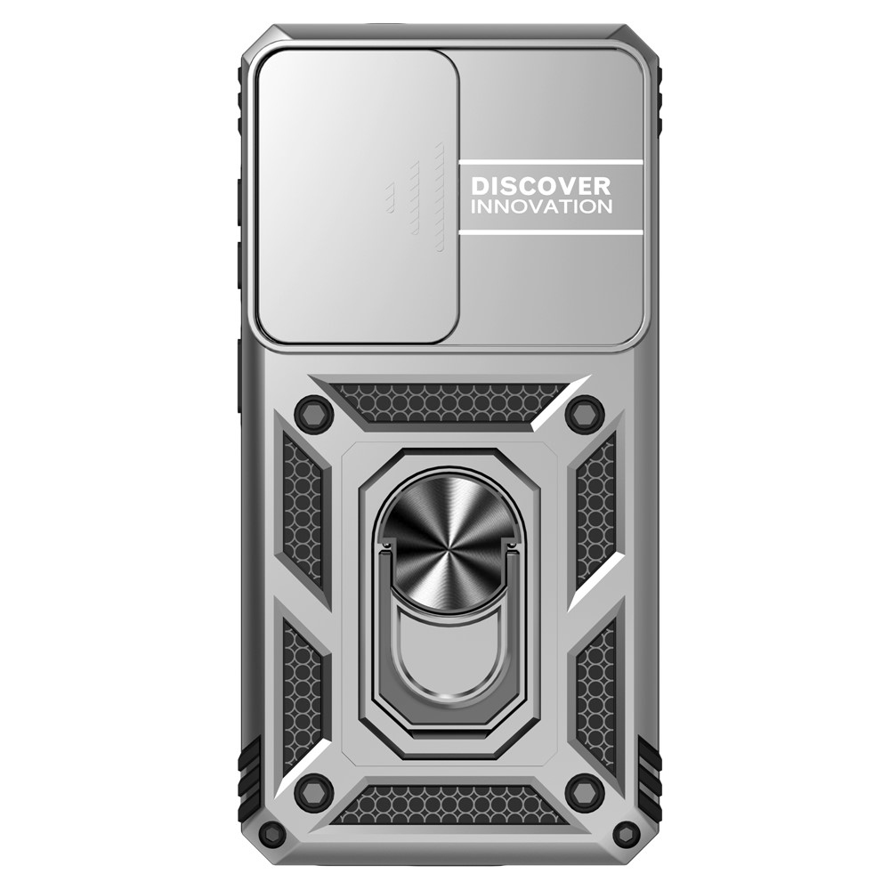 Slide odolný kryt na Samsung Galaxy S26 - strieborný