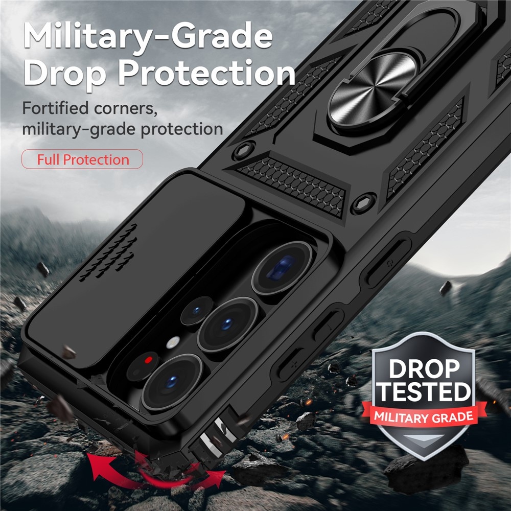 Slide odolný kryt na Samsung Galaxy S26 Ultra - čierny