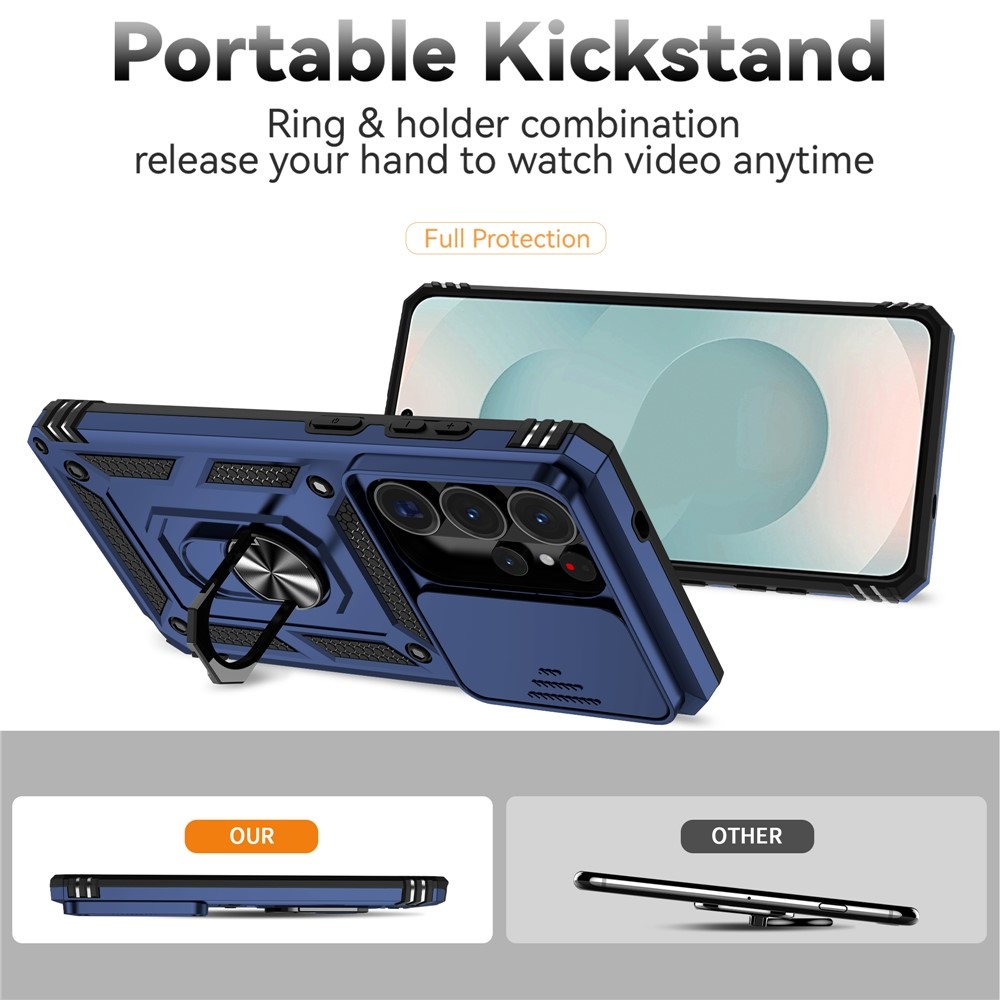 Slide odolný kryt na Samsung Galaxy S26 Ultra - modrý