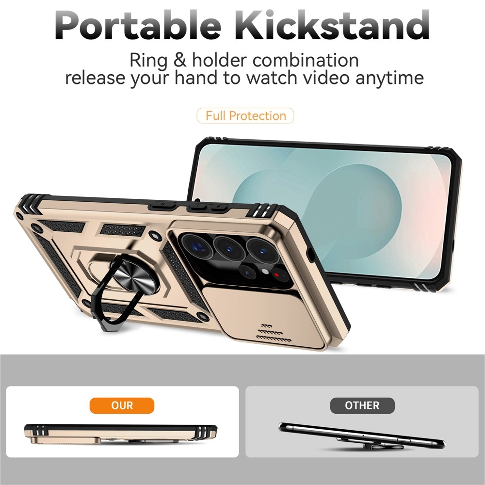 Slide odolný kryt na Samsung Galaxy S26 Ultra - zlatý