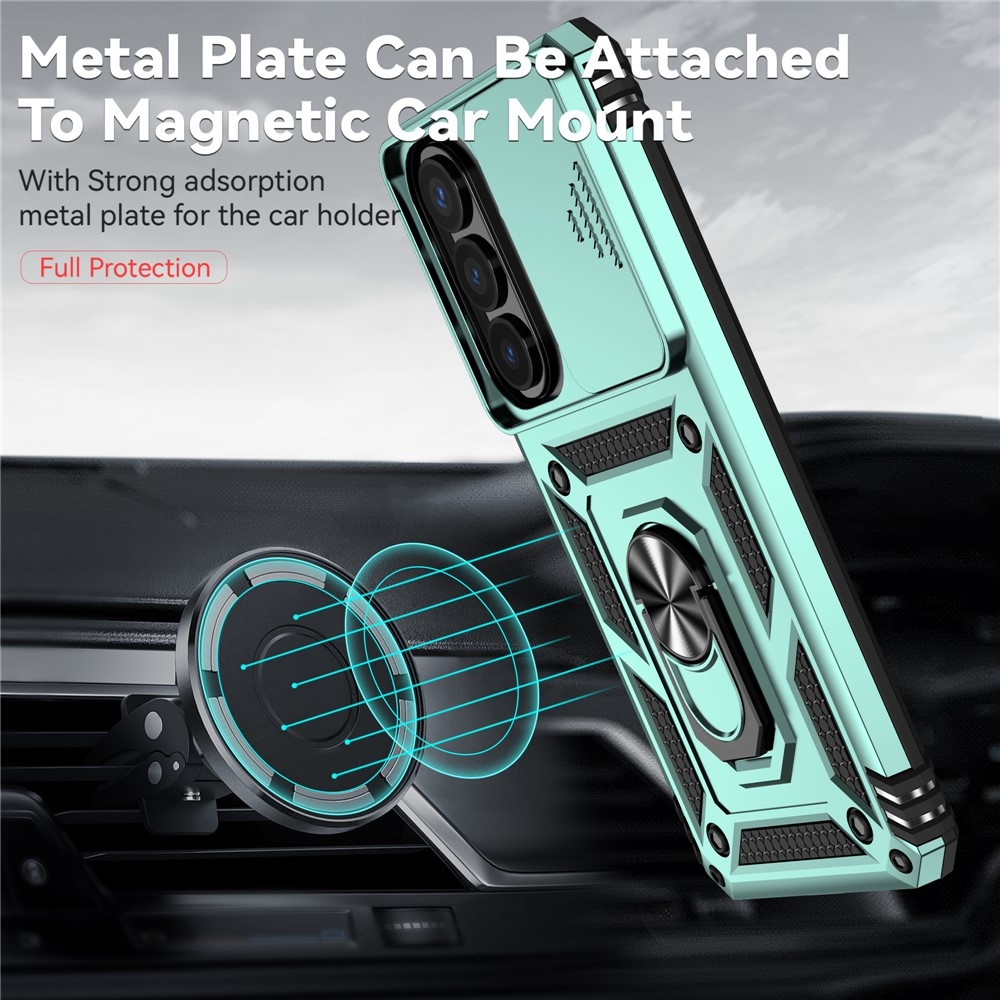 Slide odolný kryt na Samsung Galaxy S26+ - zelený