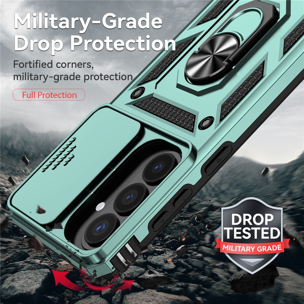 Slide odolný kryt na Samsung Galaxy S26+ - zelený