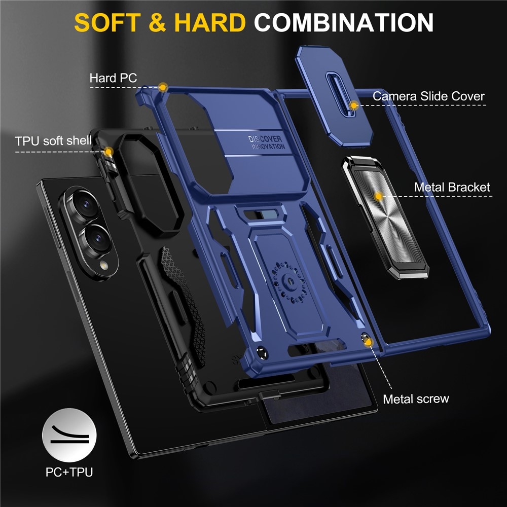 Slide odolný kryt na Samsung Galaxy Fold8 5G - modrý