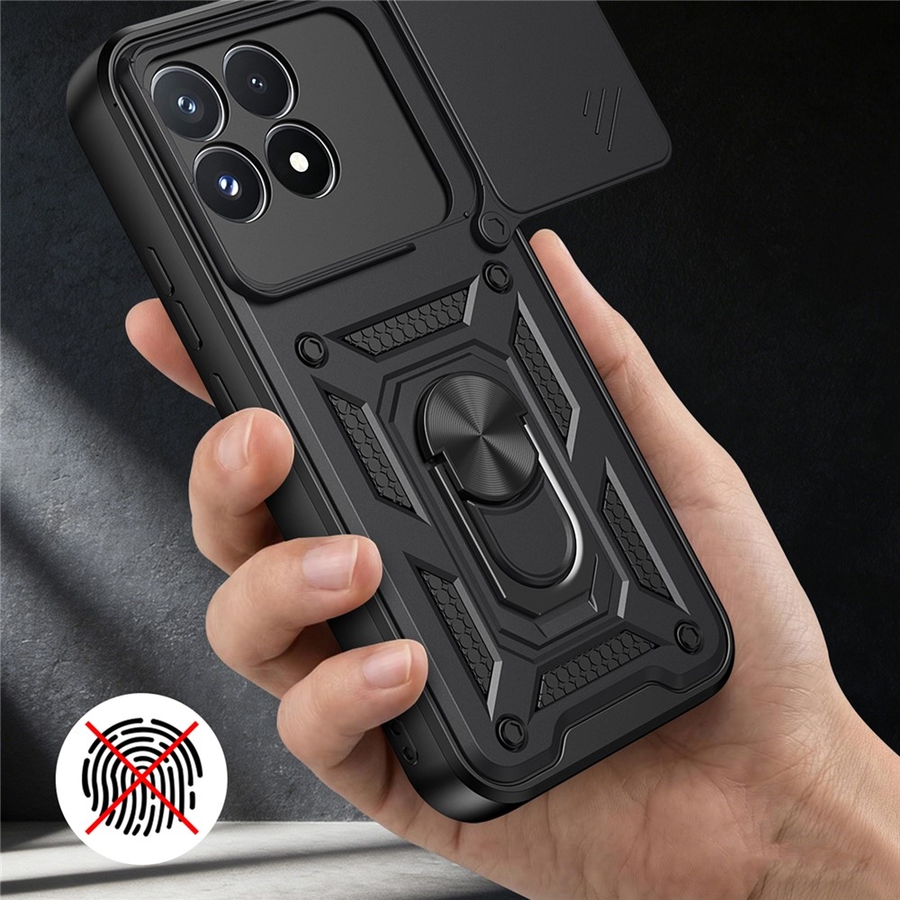 Slide odolný kryt na Xiaomi Poco F9 Pro 5G - čierny