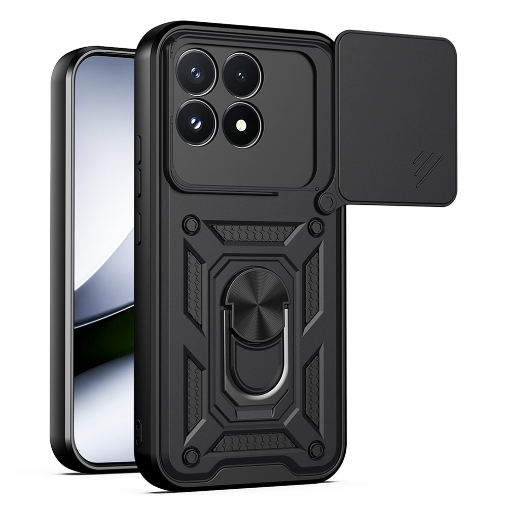 Slide odolný kryt na Xiaomi Poco F9 Pro 5G - čierny
