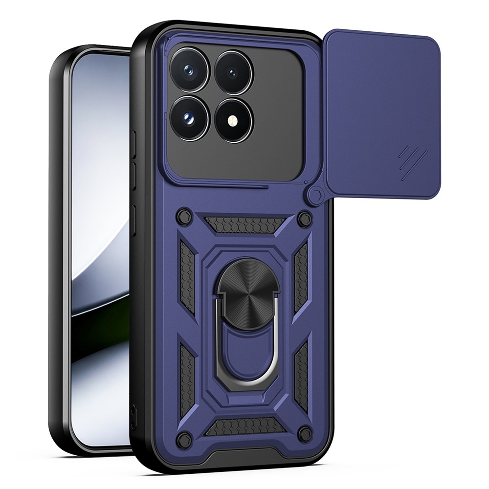 Slide odolný kryt na Xiaomi Poco F9 Pro 5G - modrý