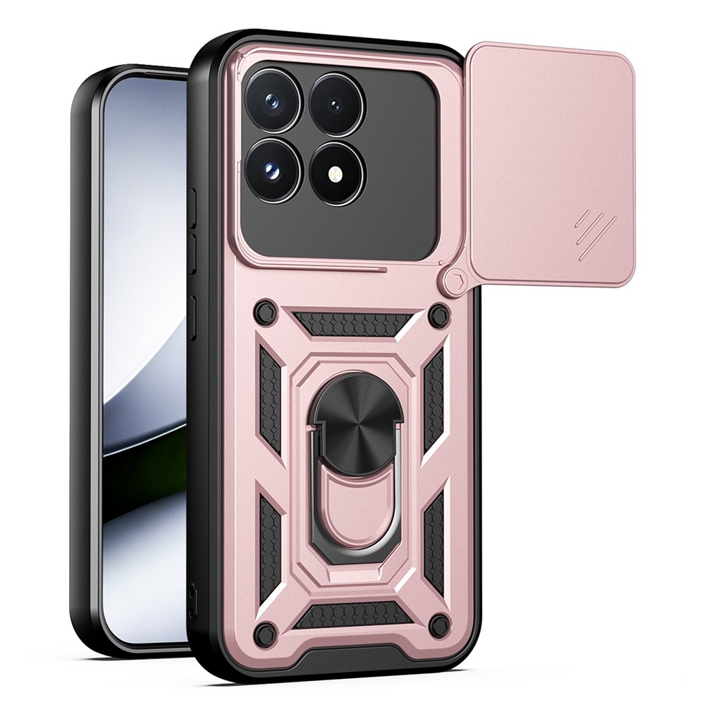 Slide odolný kryt na Xiaomi Poco F9 Pro 5G - ružovozlatý
