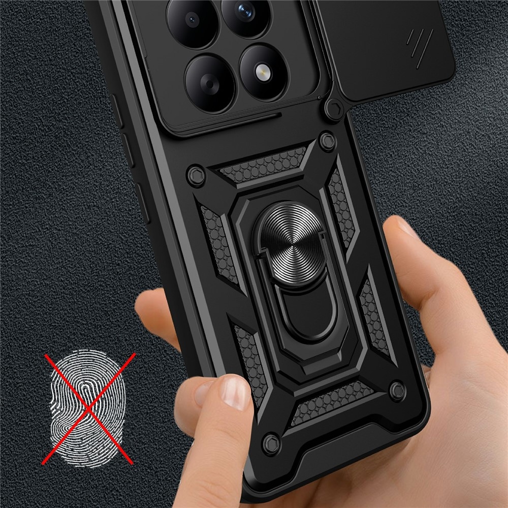 Slide odolný kryt na Xiaomi Poco M8 5G/Redmi Note 15 5G - čierny