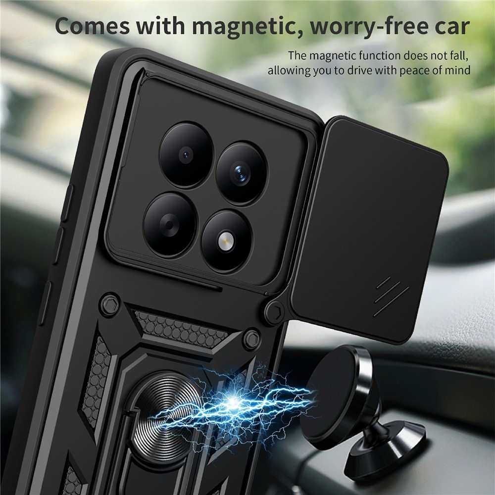 Slide odolný kryt na Xiaomi Poco M8 5G/Redmi Note 15 5G - čierny